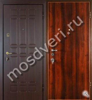 Шумоизоляционная дверь с отделкой тёмным МДФ и ламинатом - купить от производителя Мосдвери Шумоизоляционная дверь с отделкой тёмным МДФ и ламинатом