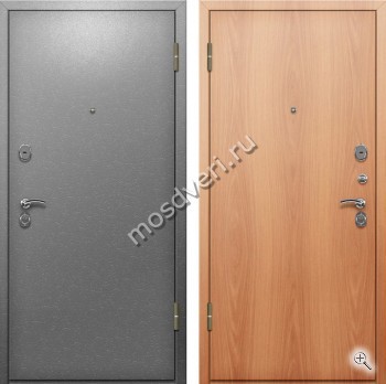 Дверь с порошковой окраской крокодил и отделкой ламинатом орех - купить от производителя Мосдвери Дверь с порошковой окраской крокодил и отделкой ламинатом орех