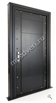 Входная дверь в частный дом черная - купить от производителя Мосдвери Входная дверь в частный дом черная