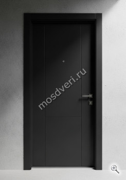 Дизайнерская входная дверь темно-серая - купить от производителя Мосдвери Дизайнерская входная дверь темно-серая